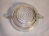 A "Manhattan" Horizontal Ribbed Berry Bowl Anchor Hocking Glass