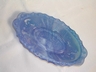 Blue Slag Glass Boyd Glass Co. Pickle Dish