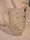 An Old / Vintage American Whitehall Cube Pitcher