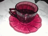 Amethyst Hazel Atlas Glass Co. Newport Hairpin Glass Tableware