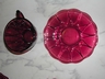 Amethyst Hazel Atlas Glass Co. Newport Hairpin Glass Tableware