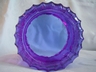 Cobalt Reproduction Hocking Glass Mayfair Open Rose Cookie Jar