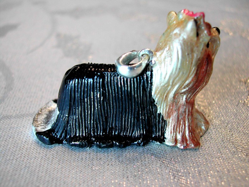 Adorable Yorkshire Terrier (Yorkie) Pendent or Ornament