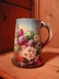 Beautiful Hand Painted Bell Pottery Company Blackberry Mug