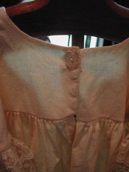 Old Linen and Lace Christening or Large Doll Gown