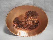 Solid Bronze “Wendell August Forge” Stag Dish