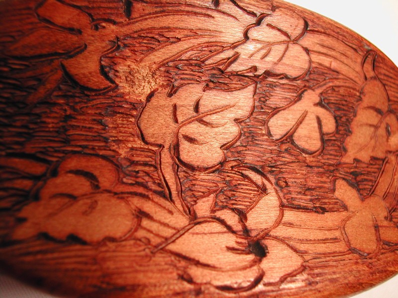 Vintage Pyrography Flemish Art? Gentleman’s Valet Brush