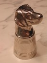 Fantastic Sheffield England Weimaraner Pewter Shot Glass
