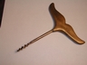Old Brass Whale Tail Corkscrew Maine