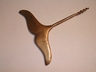 Old Brass Whale Tail Corkscrew Maine
