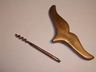 Old Brass Whale Tail Corkscrew Maine