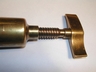 Italian Brass Double Threaded Shaft Telescope Corkscrew