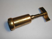 Italian Brass Double Threaded Shaft Telescope Corkscrew