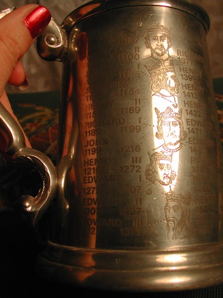 Pewter Ale Mug English Monarchy c.1950's