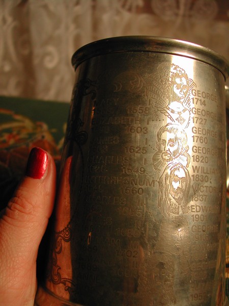 Pewter Ale Mug English Monarchy c.1950's