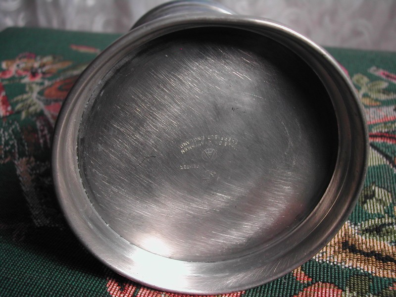 Pewter Ale Mug English Monarchy c.1950's