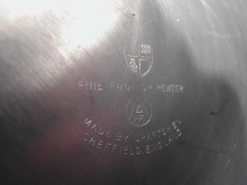 Pewter Ale Mug English Monarchy c.1950's