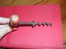 Barbell Handle Wood Corkscrew