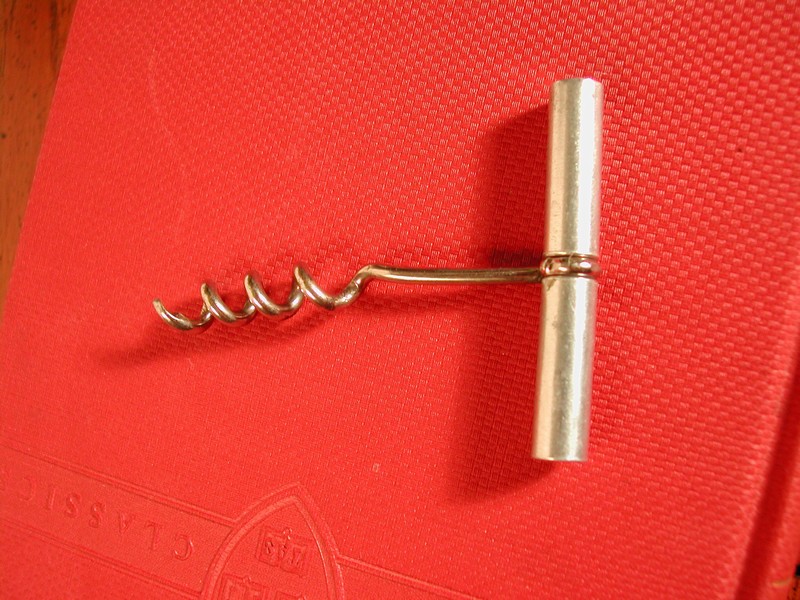 Brass Cylinder Corkscrew Small