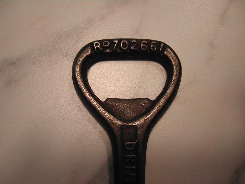 Vintage "Drink Tizer" Nickel Cap Lifter (bottle opener) England
