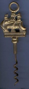 Imported English Vintage Victory Ship Corkscrew