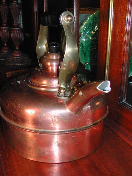 Vintage English Copper Tea Kettle