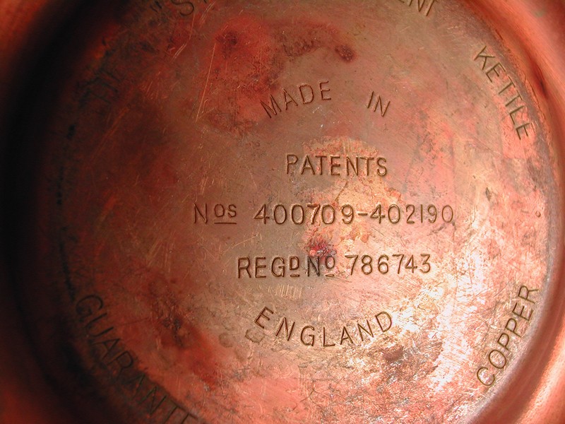 Vintage English Copper Tea Kettle