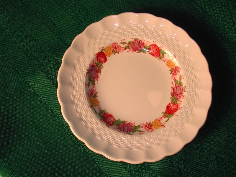 Copeland Spode Rose Briar Butter Pat c. 1920  England