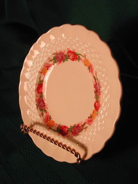 Copeland Spode Rose Briar Butter Pat c. 1920  England
