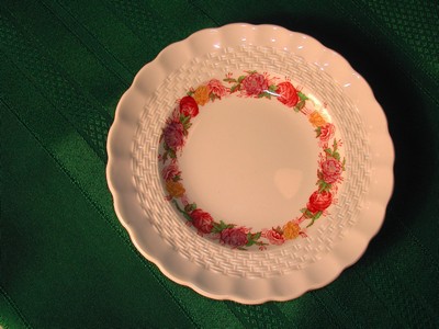 Copeland Spode Rose Briar Butter Pat c. 1920  England
