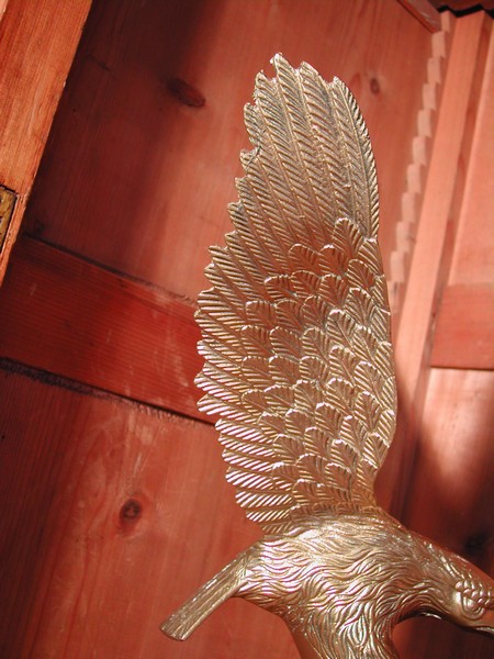 Large & Majestic Brass American Eagle Sculpture