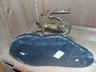 Vintage Brass Elk & Wood Statue