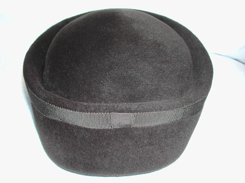 Vintage French Cloche Felt Hat