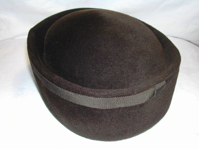 Vintage French Cloche Felt Hat