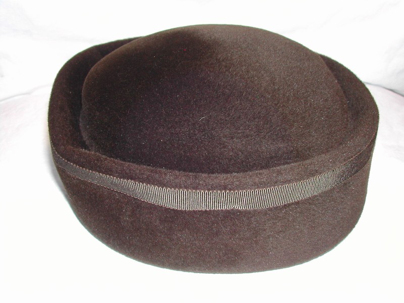 Vintage French Cloche Felt Hat