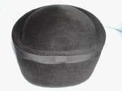 Vintage French Cloche Felt Hat