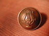 Vintage French Brass Buttons (set of five)