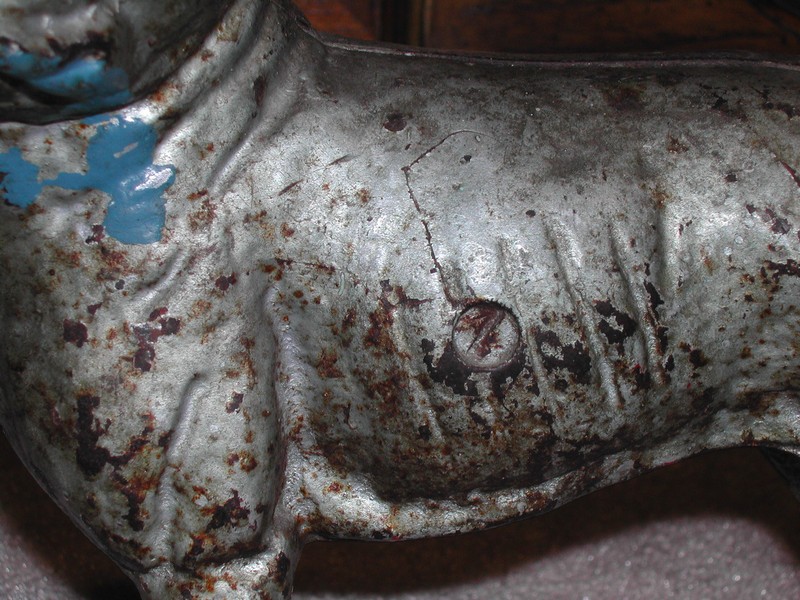 Wonderful Vintage Cast Iron Boston Terrier Door Stop