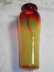 Beautiful Blenko Hand Blown Glass Tangerine “Temple” Vase
