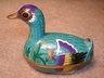 Lovely Cloisonne Duck Trinket Dishes