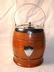 Vintage English Oak Biscuit Barrel