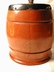 Vintage English Oak Biscuit Barrel
