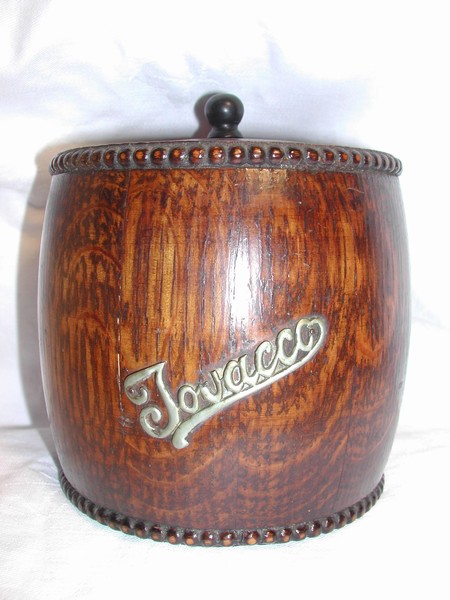 Oak English Tobacco Barrel (vintage)