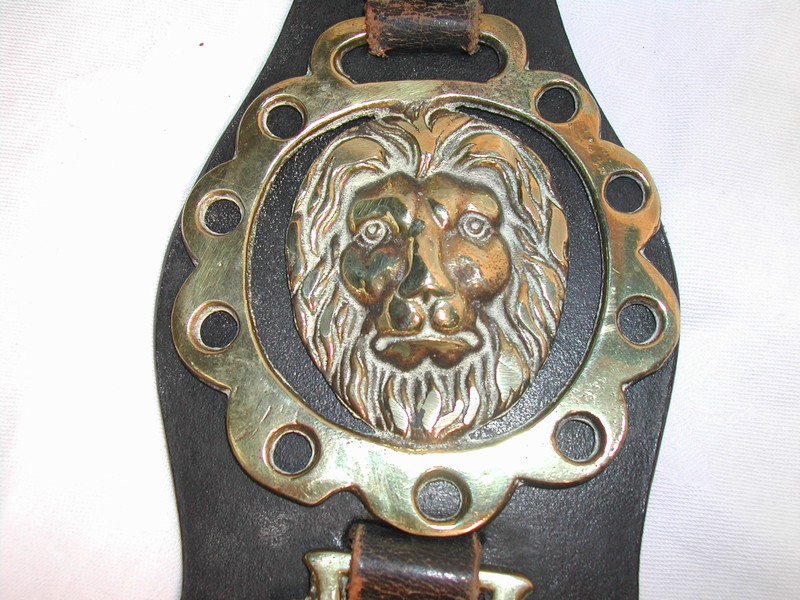 Handsome Vintage English Horse Brass (five medallions)