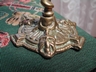 Vintage Petite Classical Style Brass Barley Twist Candlesticks
