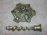 Vintage Petite Classical Style Brass Barley Twist Candlesticks