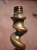 Vintage Petite Classical Style Brass Barley Twist Candlesticks