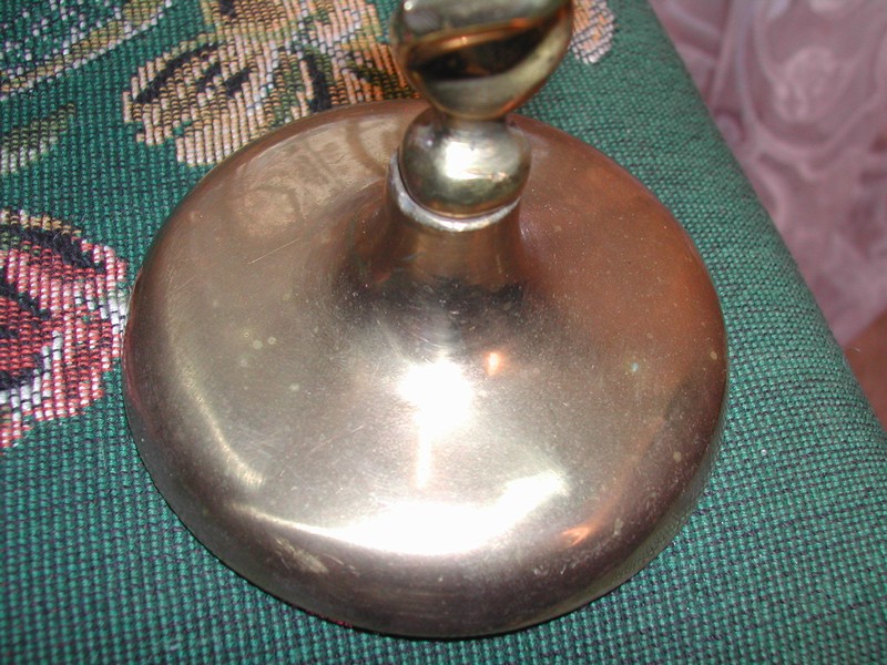 Vintage English Brass Spiral Twist Candlesticks
