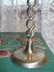 Vintage English Brass Spiral Twist Candlesticks