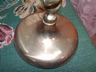 Vintage English Brass Spiral Twist Candlesticks